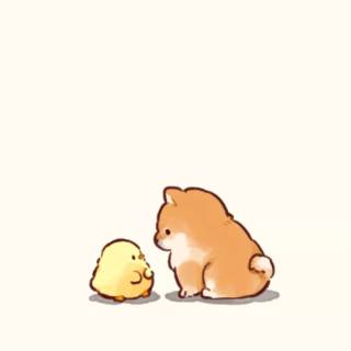 Cute cartoon animals wallpaper