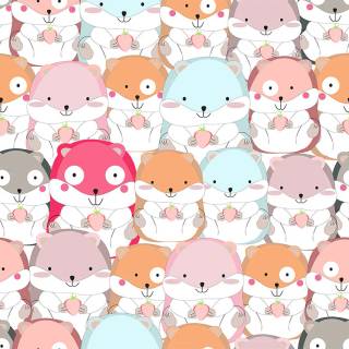 Cute cartoon animals wallpaper