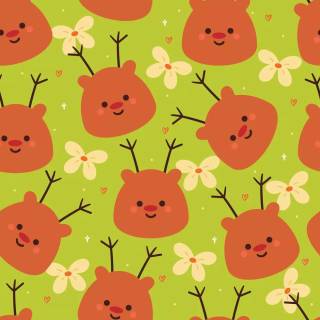 Cute cartoon animals wallpaper