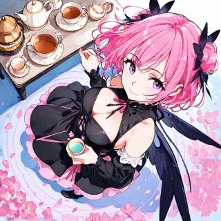 Robin Kazami neon wallpaper