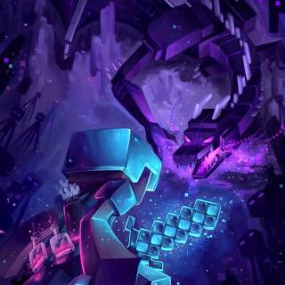 Ender Dragon 4k wallpaper