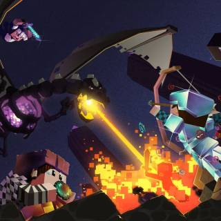 Ender Dragon 4k wallpaper