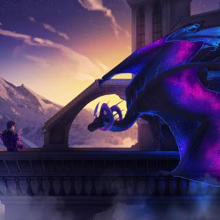 Ender Dragon 4k wallpaper