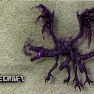 Ender Dragon 4k wallpaper