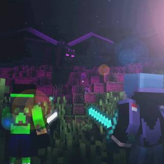 Ender Dragon 4k wallpaper