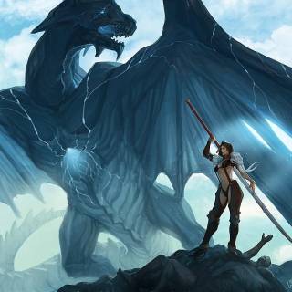 Ender Dragon 4k wallpaper