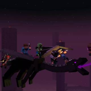 Ender Dragon 4k wallpaper