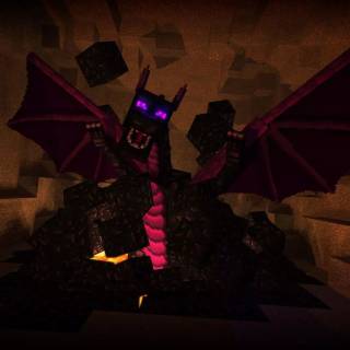 Ender Dragon 4k wallpaper