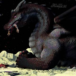 Ender Dragon 4k wallpaper