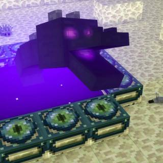 Ender Dragon 4k wallpaper