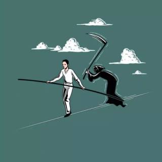 Funny Grim Reaper wallpaper