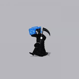 Funny Grim Reaper wallpaper