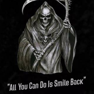 Funny Grim Reaper wallpaper