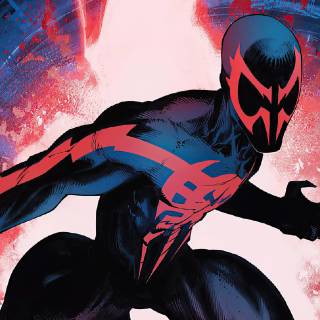 2099 Spider-Man black wallpaper
