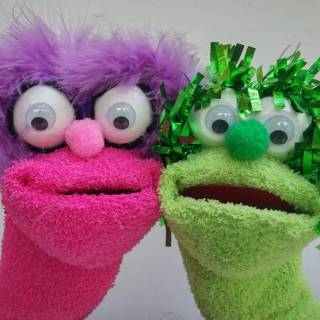 Sock puppet wallpaper