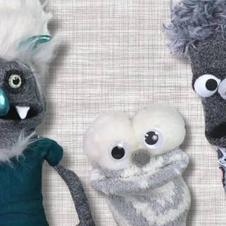 Sock puppet wallpaper