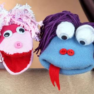 Sock puppet wallpaper