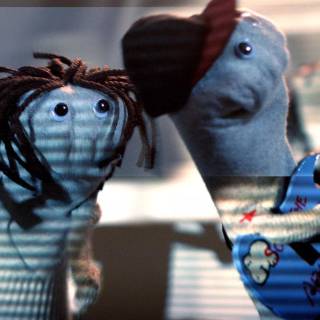 Sock puppet wallpaper