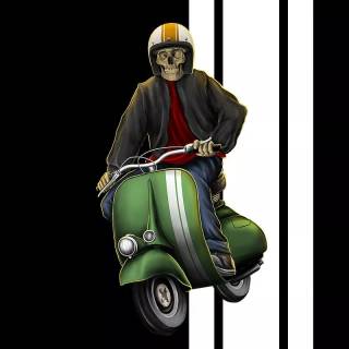 Racer minimalist wallpaper