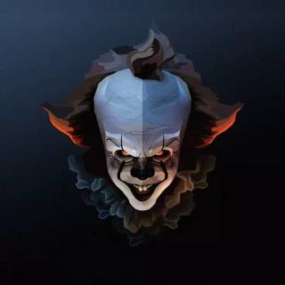 Pennywise and Batman wallpaper