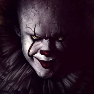 Pennywise and Batman wallpaper