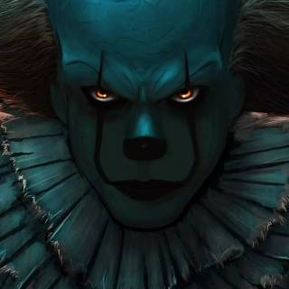 Pennywise and Batman wallpaper