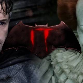 Pennywise and Batman wallpaper