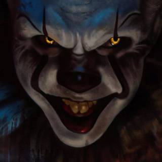 Pennywise and Batman wallpaper