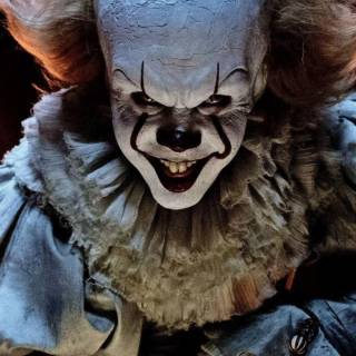 Pennywise and Batman wallpaper