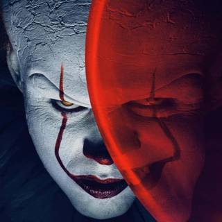 Pennywise and Batman wallpaper