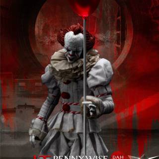 Pennywise and Batman wallpaper