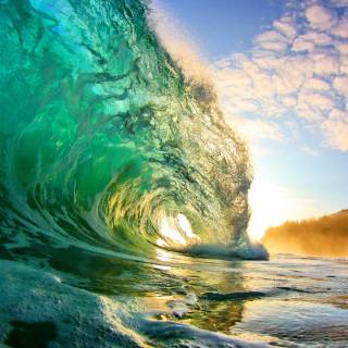 Surfer beach wallpaper