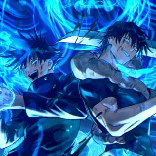 Toji and Megumi wallpaper