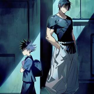 Toji and Megumi wallpaper