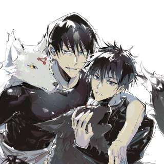 Toji and Megumi wallpaper