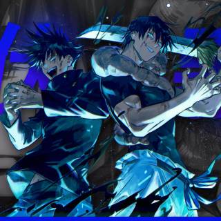 Toji and Megumi wallpaper