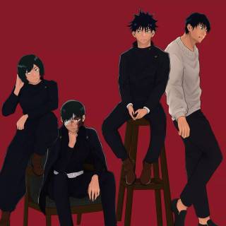 Toji and Megumi wallpaper