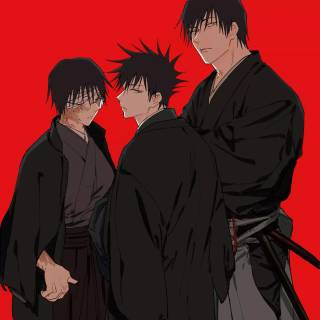 Toji and Megumi wallpaper