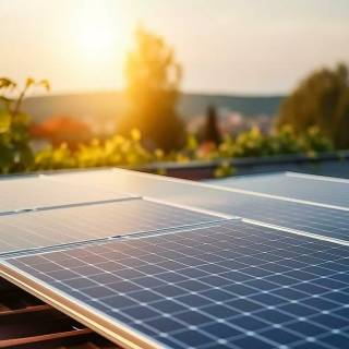 Solar plant wallpaper