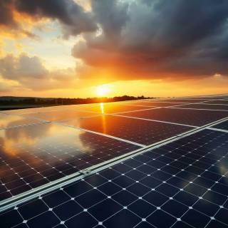 Solar plant wallpaper