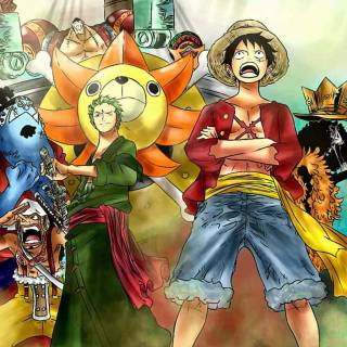 One Piece Straw Hat crew wallpaper