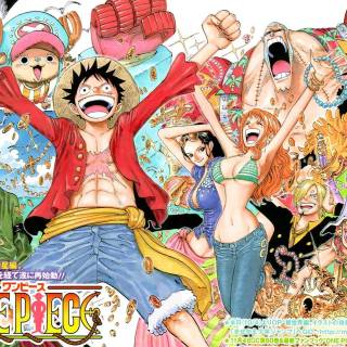 One Piece Straw Hat crew wallpaper