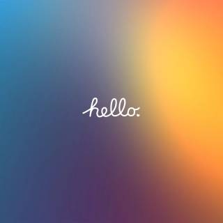 Hello Mac wallpaper