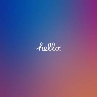Hello Mac wallpaper