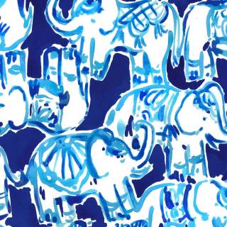 Blue elephant wallpaper