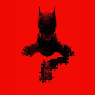 Batman 4k red wallpaper