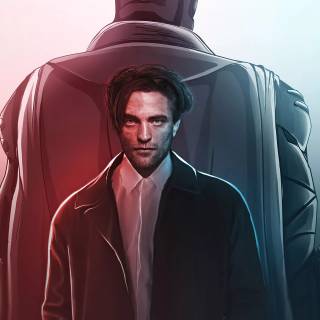 Batman 4k red wallpaper