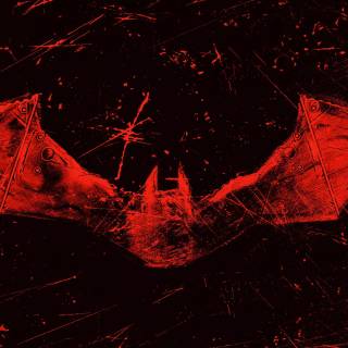 Batman 4k red wallpaper