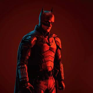 Batman 4k red wallpaper