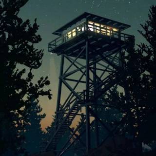 Firewatch dark wallpaper
